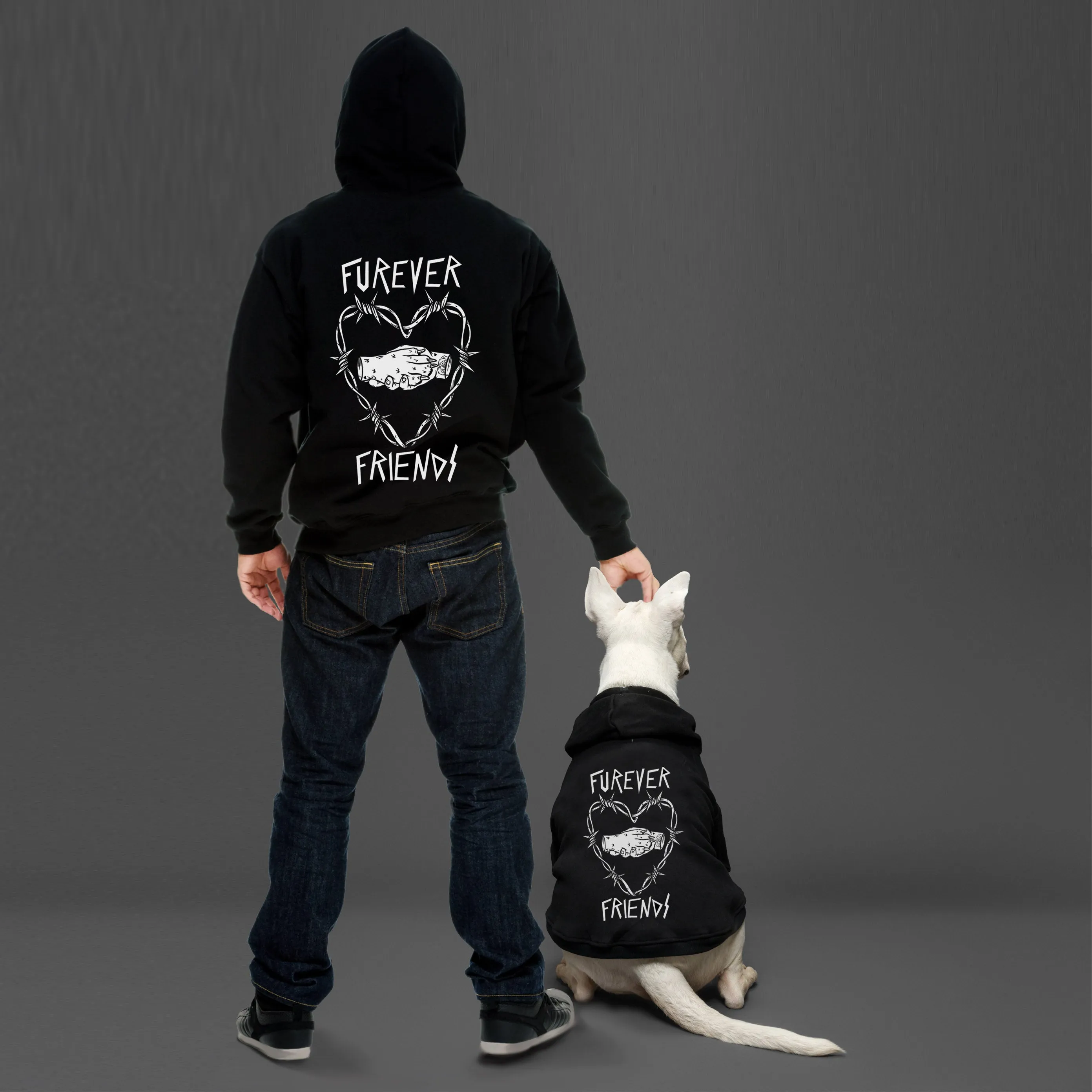 Matching Dog and Human Hoodie Set - Furever Friends⚡️