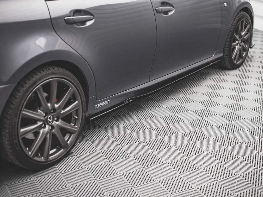 Maxton Design - SIDE SKIRTS DIFFUSERS LEXUS GS F SPORT MK4(L10) (2012-2015)