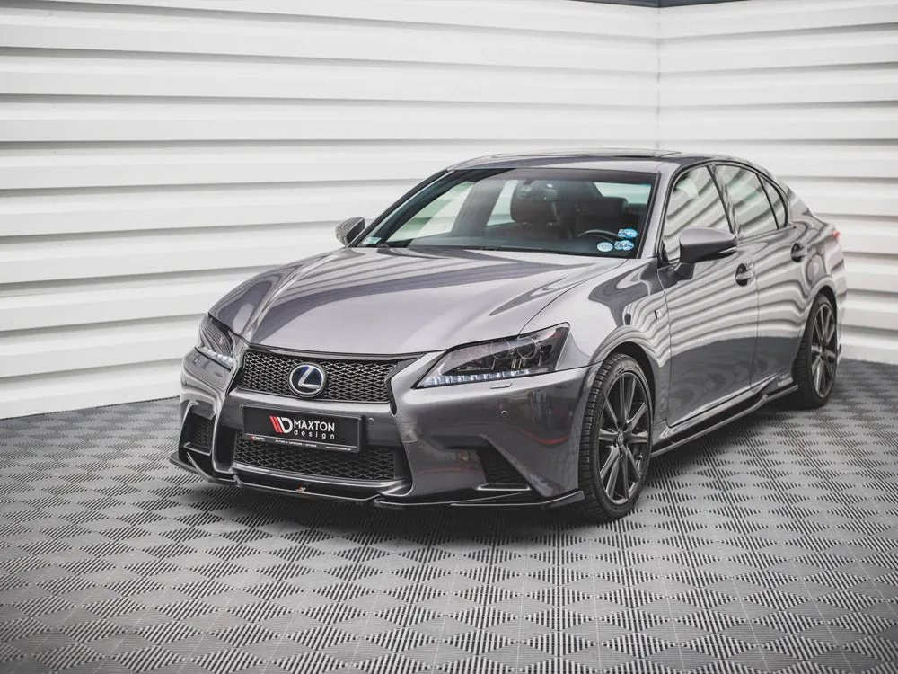 Maxton Design - SIDE SKIRTS DIFFUSERS LEXUS GS F SPORT MK4(L10) (2012-2015)