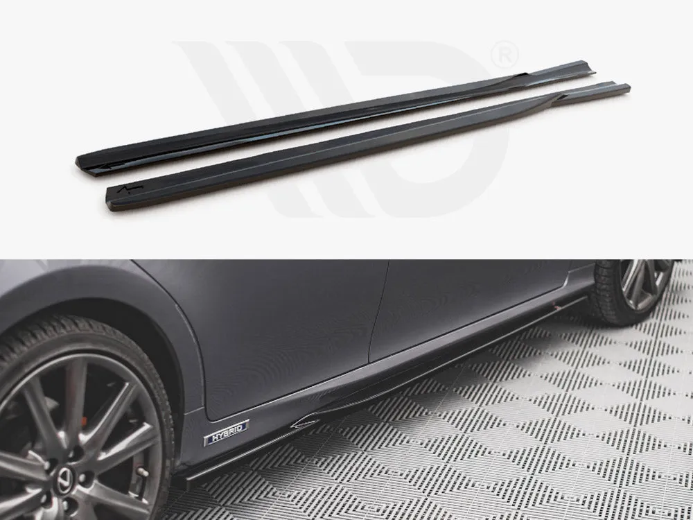 Maxton Design - SIDE SKIRTS DIFFUSERS LEXUS GS F SPORT MK4(L10) (2012-2015)