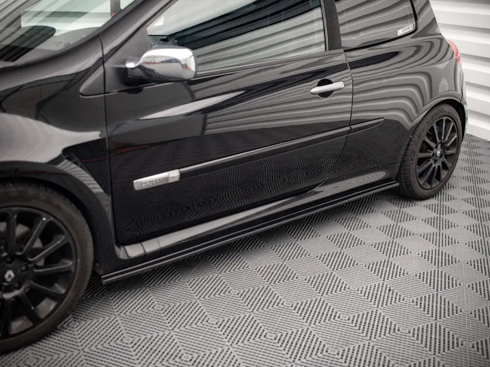 Maxton Design - SIDE SKIRTS DIFFUSERS RENAULT CLIO MK3 RS (2006-2012)