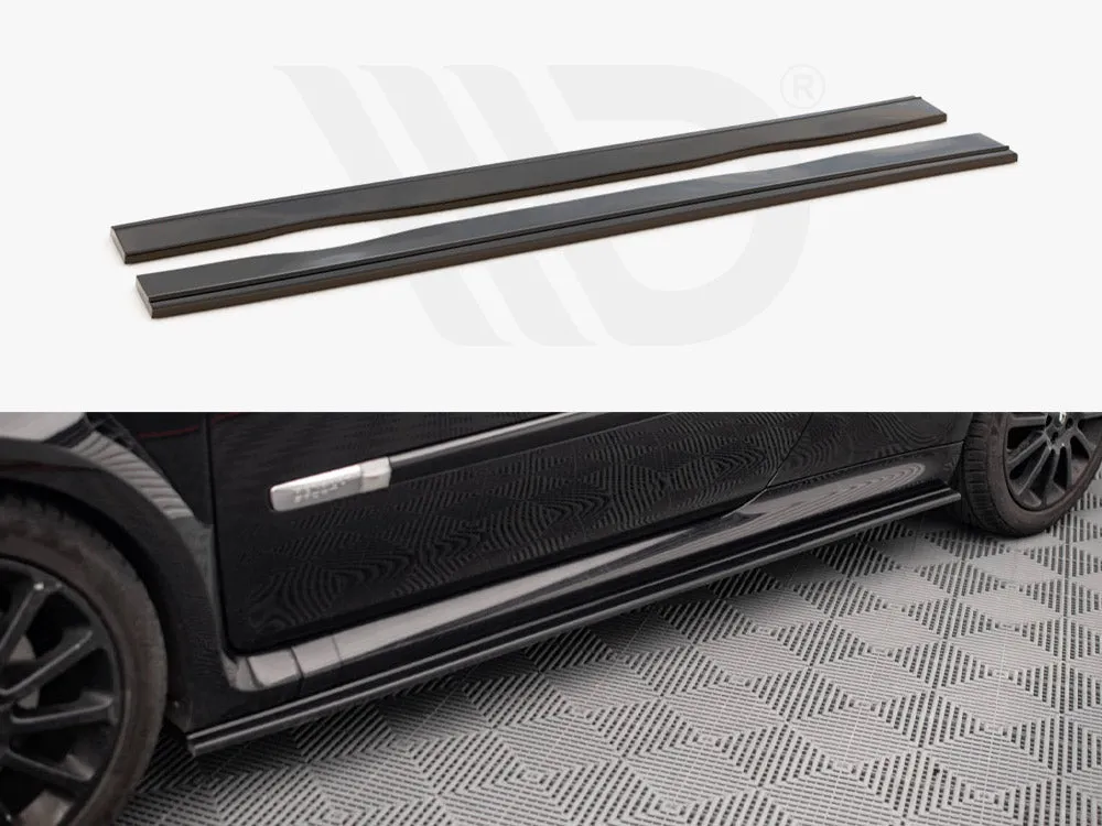 Maxton Design - SIDE SKIRTS DIFFUSERS RENAULT CLIO MK3 RS (2006-2012)
