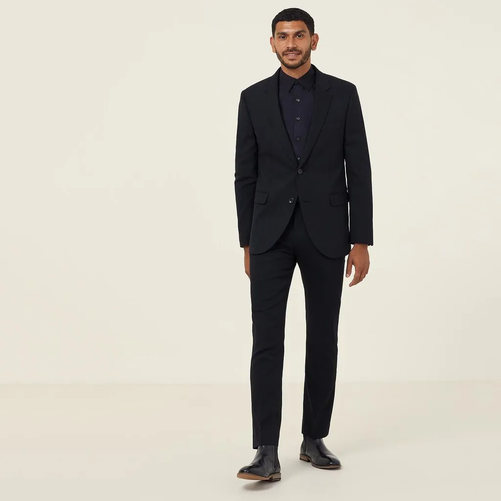 Men's Dobby Stretch 2 Button Jacket - CATB99