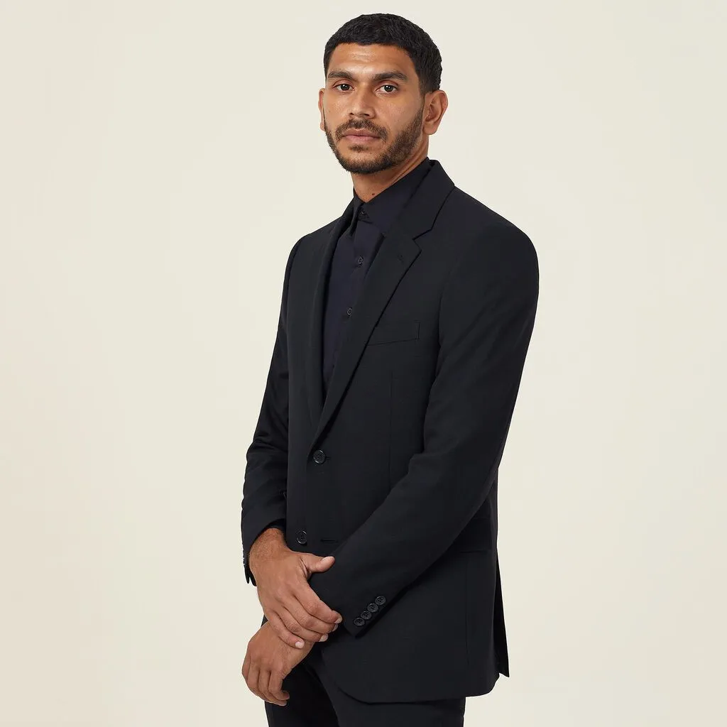Men's Dobby Stretch 2 Button Jacket - CATB99