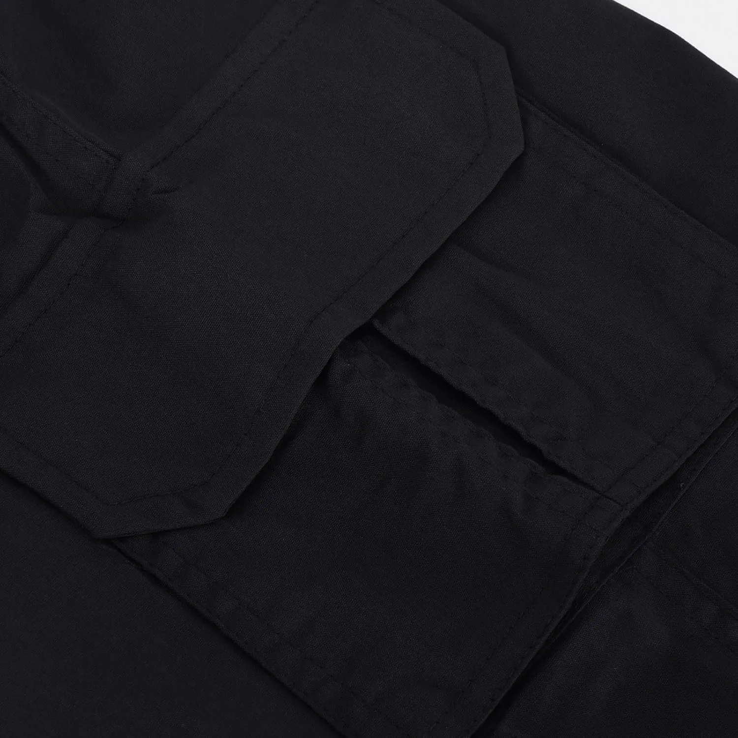 Mens Lightweight Jogging Pant Pockets Combat Work Joggers Baggy Sport Casual Sweatpant Stretch Waistband Pants