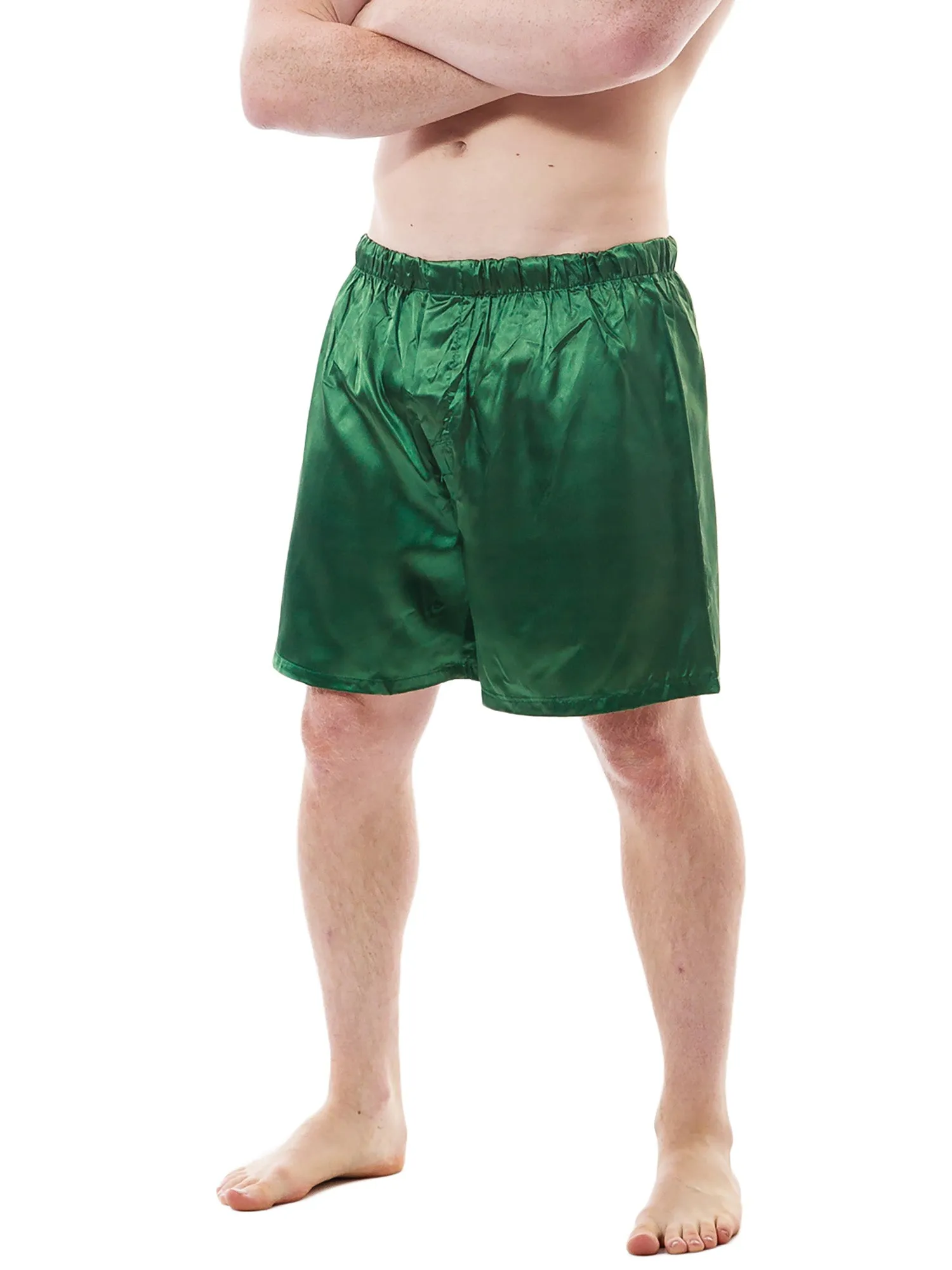 Men's Shorts / Boxers, Satin, 3-Piece Multicolor Combo Pack (MSC01-B)