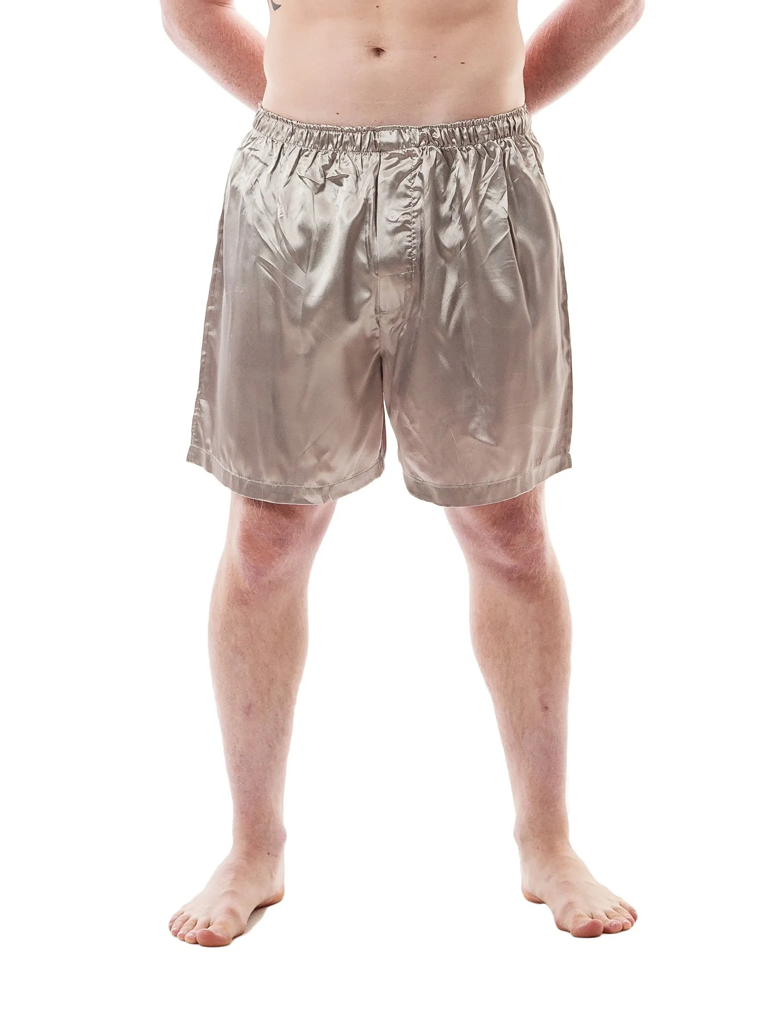 Men's Shorts / Boxers, Satin, 3-Piece Multicolor Combo Pack (MSC01-B)