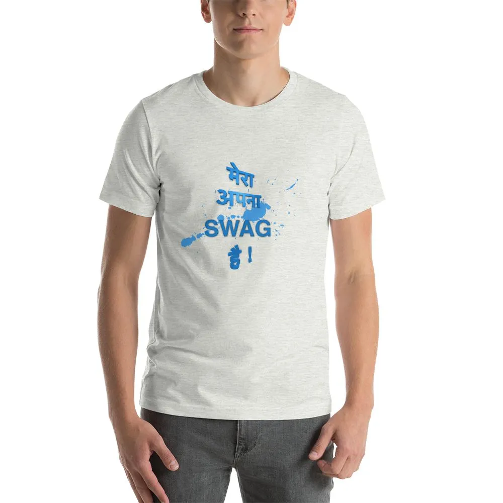 Mister Fab Mera Apna Swag Hai Men Round Neck printed T-Shirts