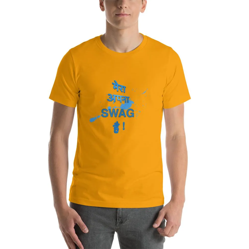 Mister Fab Mera Apna Swag Hai Men Round Neck printed T-Shirts