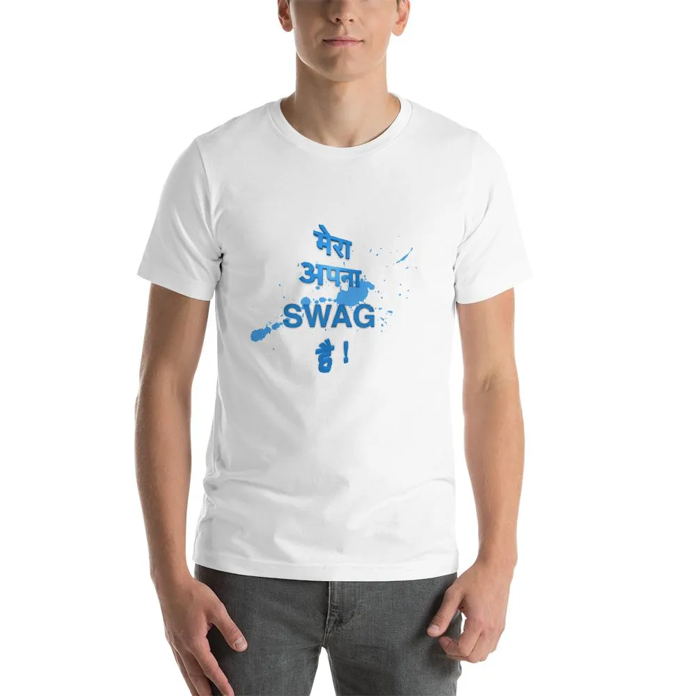 Mister Fab Mera Apna Swag Hai Men Round Neck printed T-Shirts
