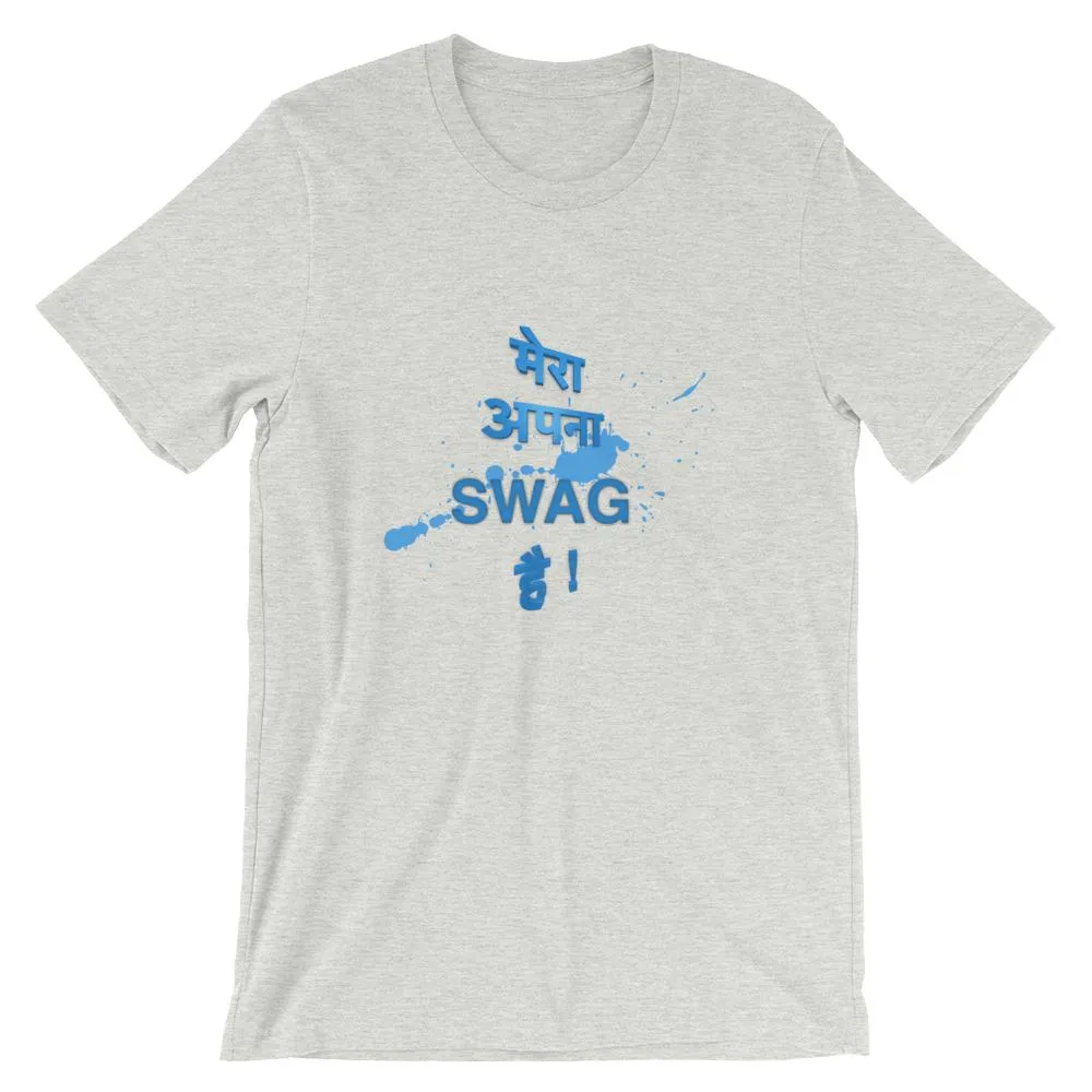 Mister Fab Mera Apna Swag Hai Men Round Neck printed T-Shirts