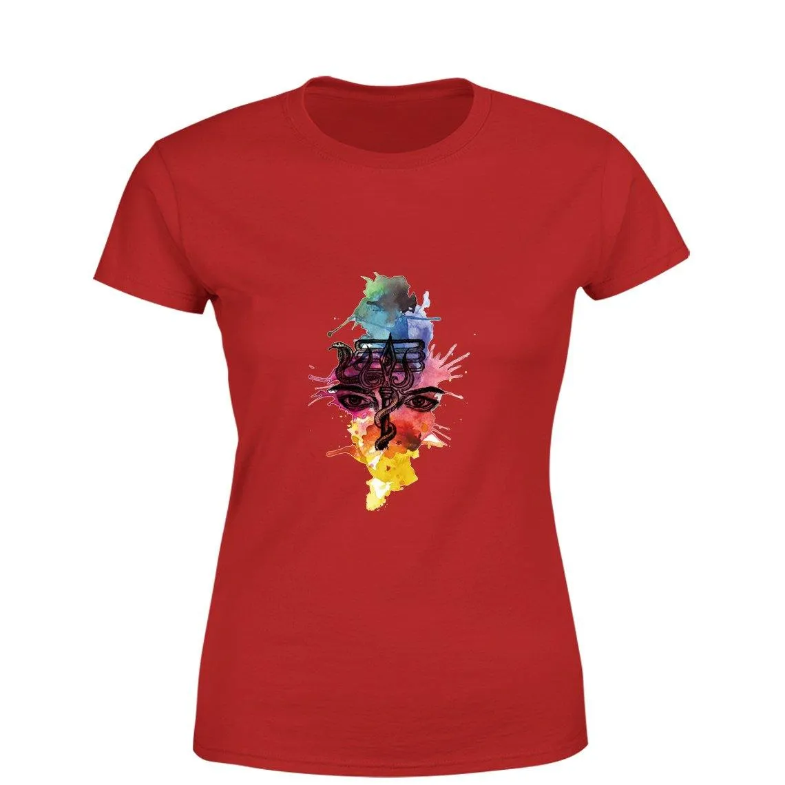 Mister Fab Shiva Women Round Neck printed T-Shirts