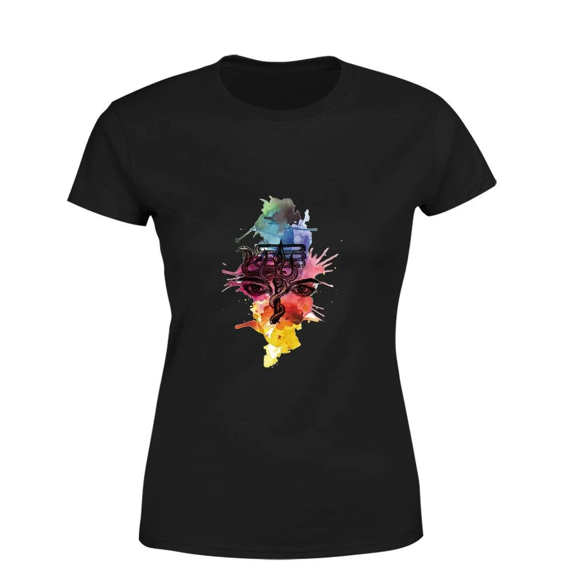 Mister Fab Shiva Women Round Neck printed T-Shirts