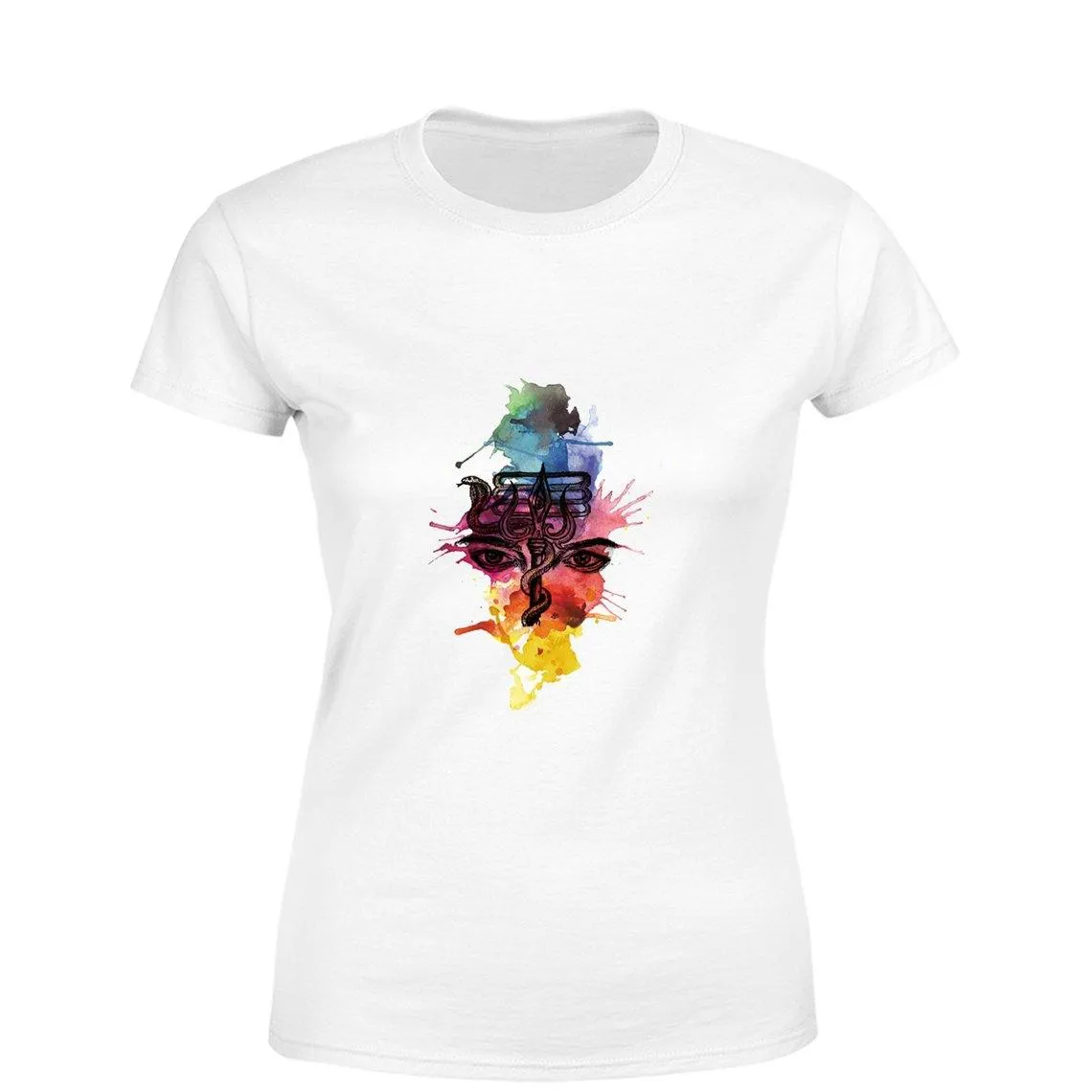 Mister Fab Shiva Women Round Neck printed T-Shirts