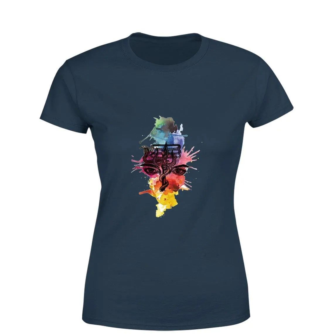 Mister Fab Shiva Women Round Neck printed T-Shirts