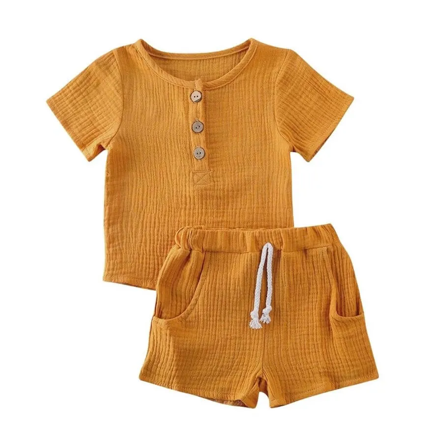 Muslin Shorts Set