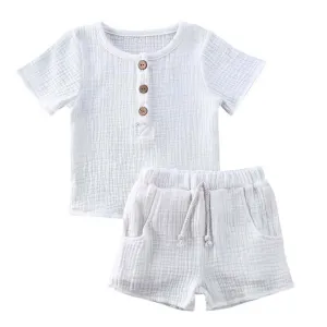 Muslin Shorts Set