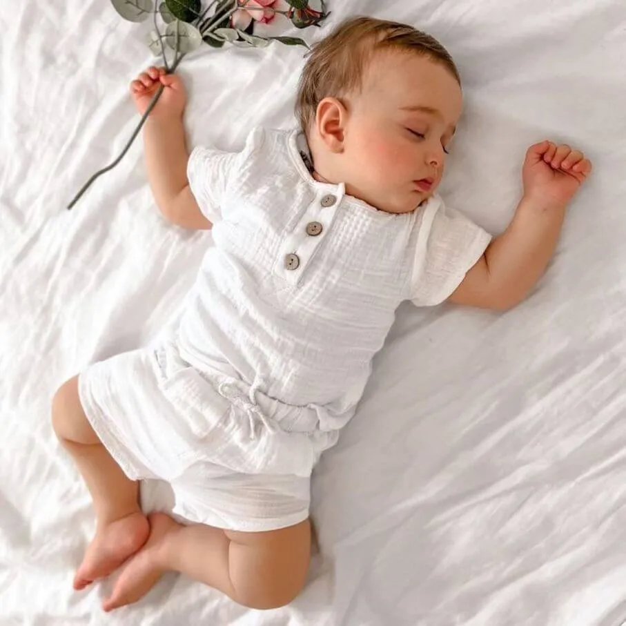 Muslin Shorts Set
