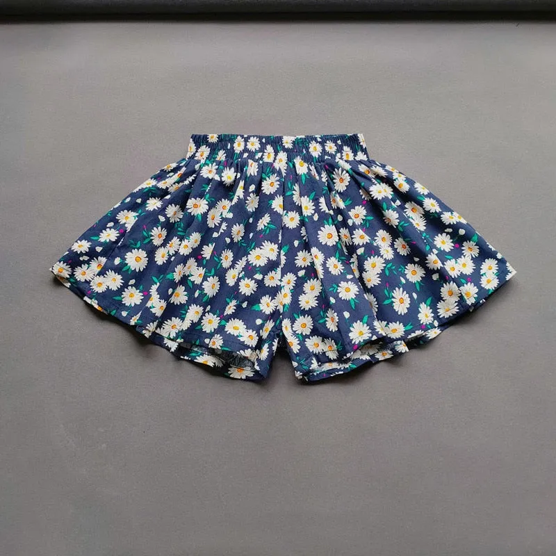 OleOle New Summer Fashionable Linen Mini Shorts Pants for Baby Girls (1 - 10 years)