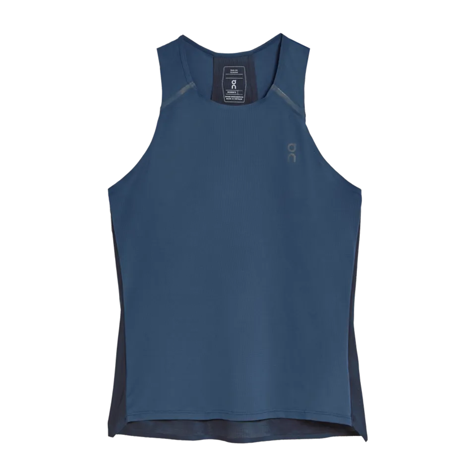 On Women's Performance Tank Denim/Navy