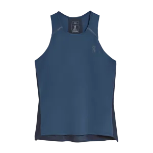On Women's Performance Tank Denim/Navy