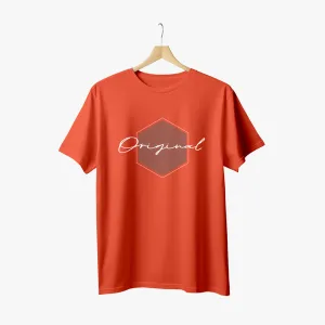 Original Graphic Printed Casual Half Sleeve Round Neck T-Shirt for Men
