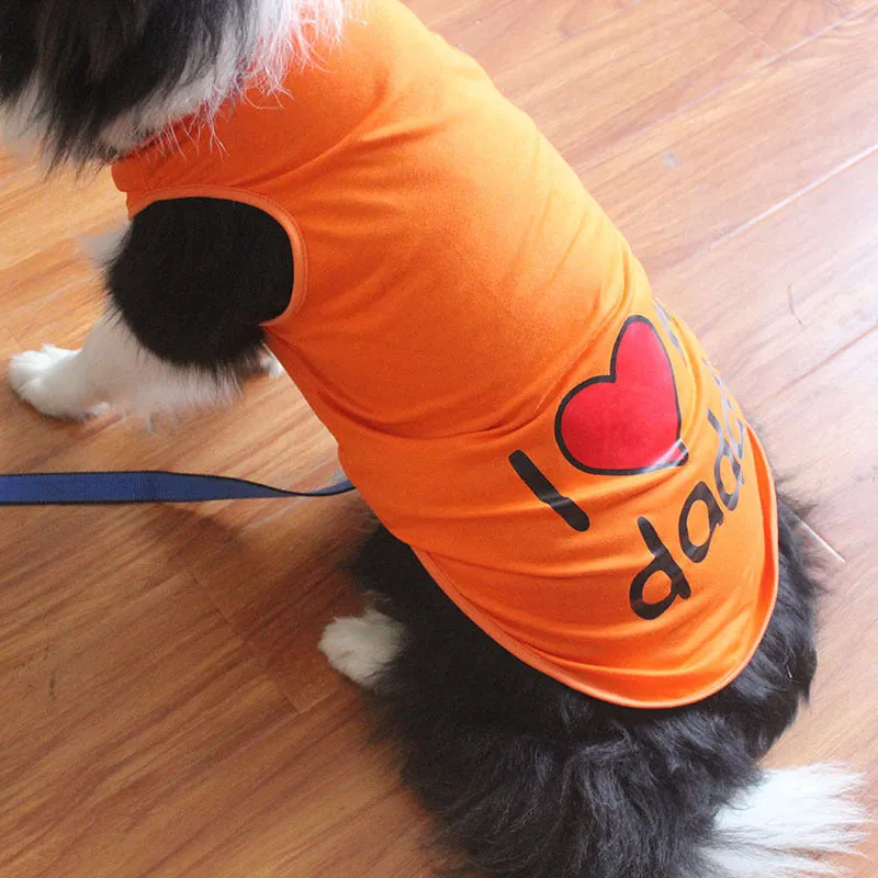 Pet / Dog I love mommy, I love daddy Tank Top
