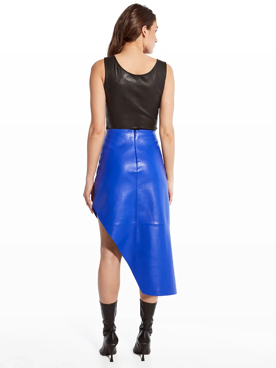 POPPY STRETCH LEATHER BODYSUIT