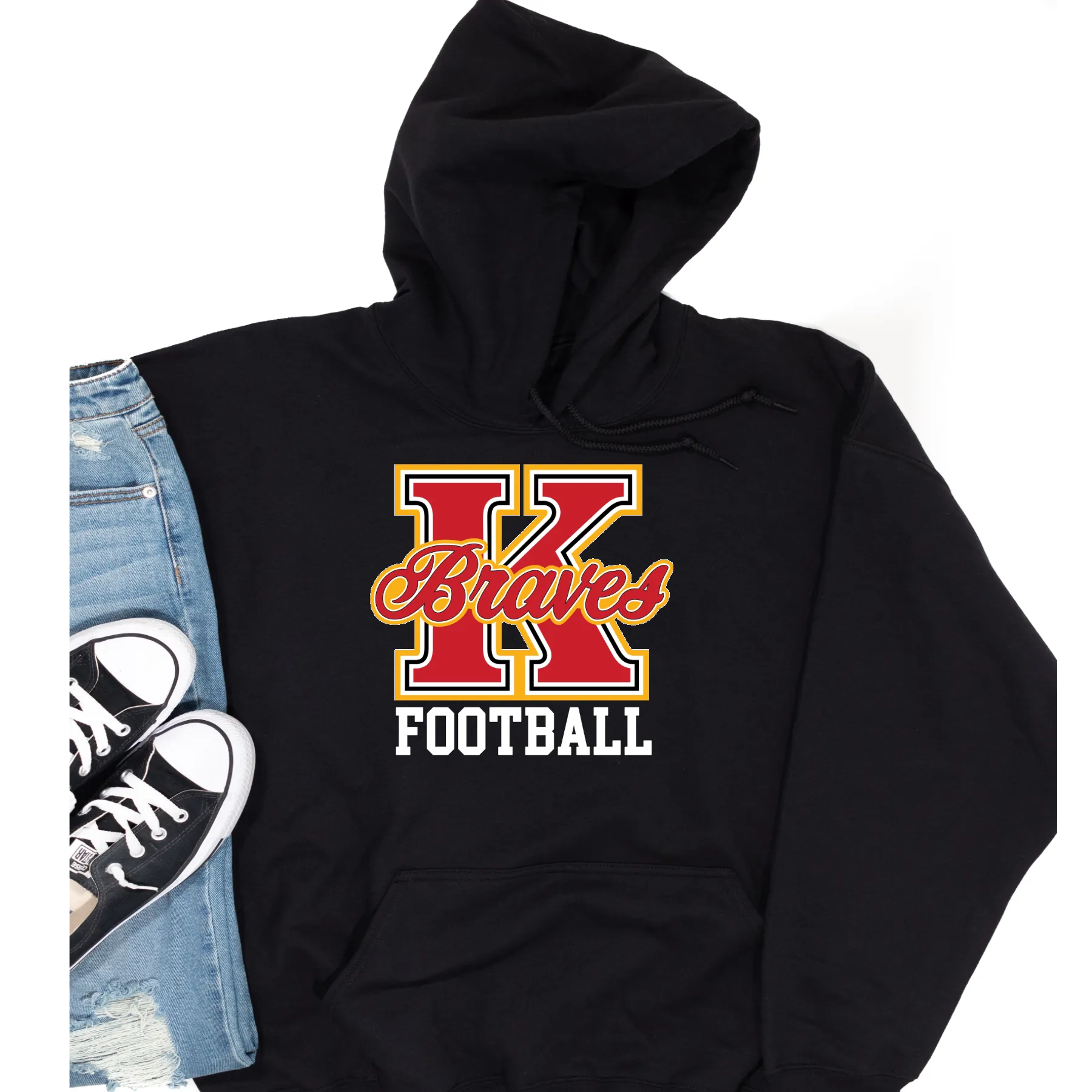 Port & Company® Core Fleece Pullover Hooded Sweatshirt logo 2