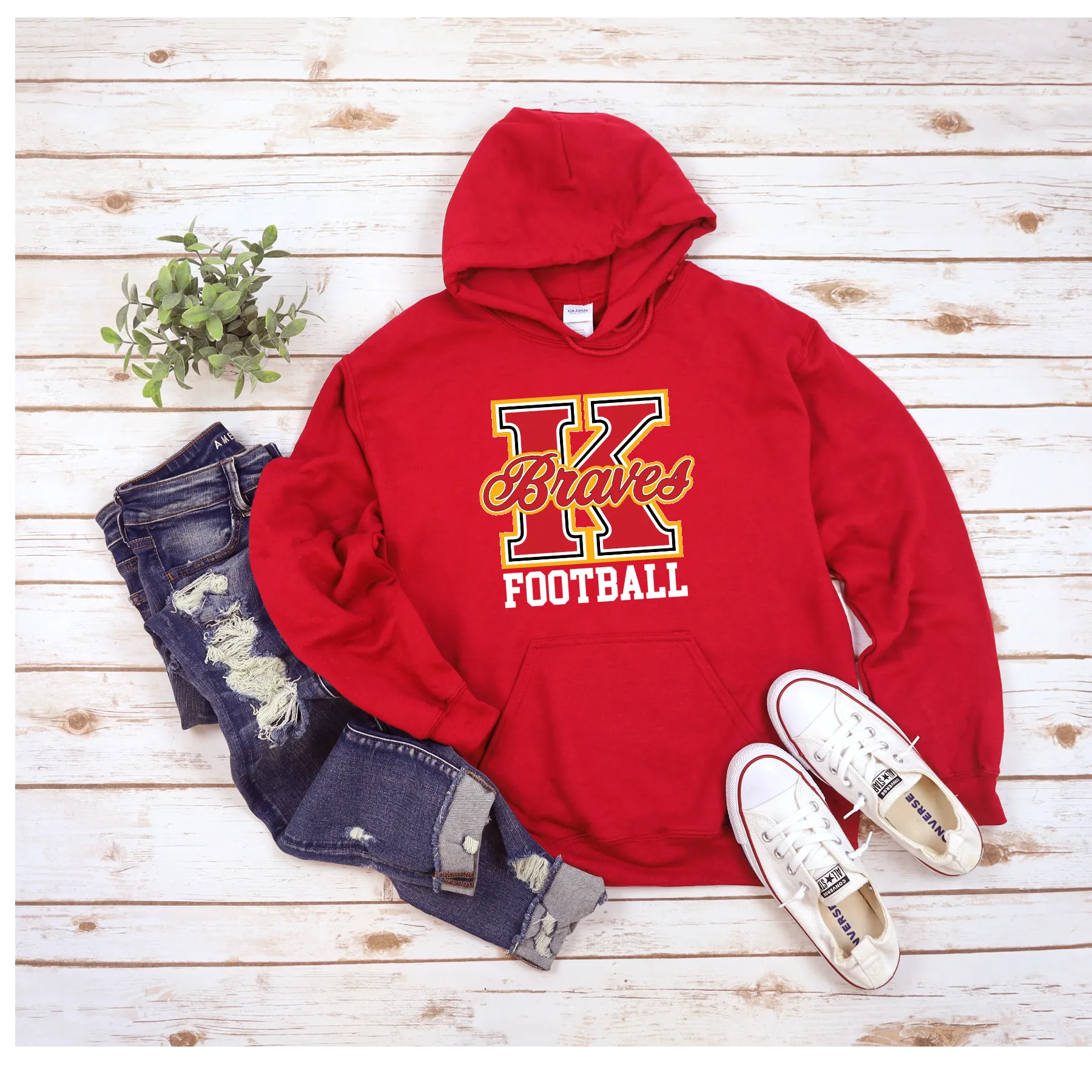 Port & Company® Core Fleece Pullover Hooded Sweatshirt logo 2
