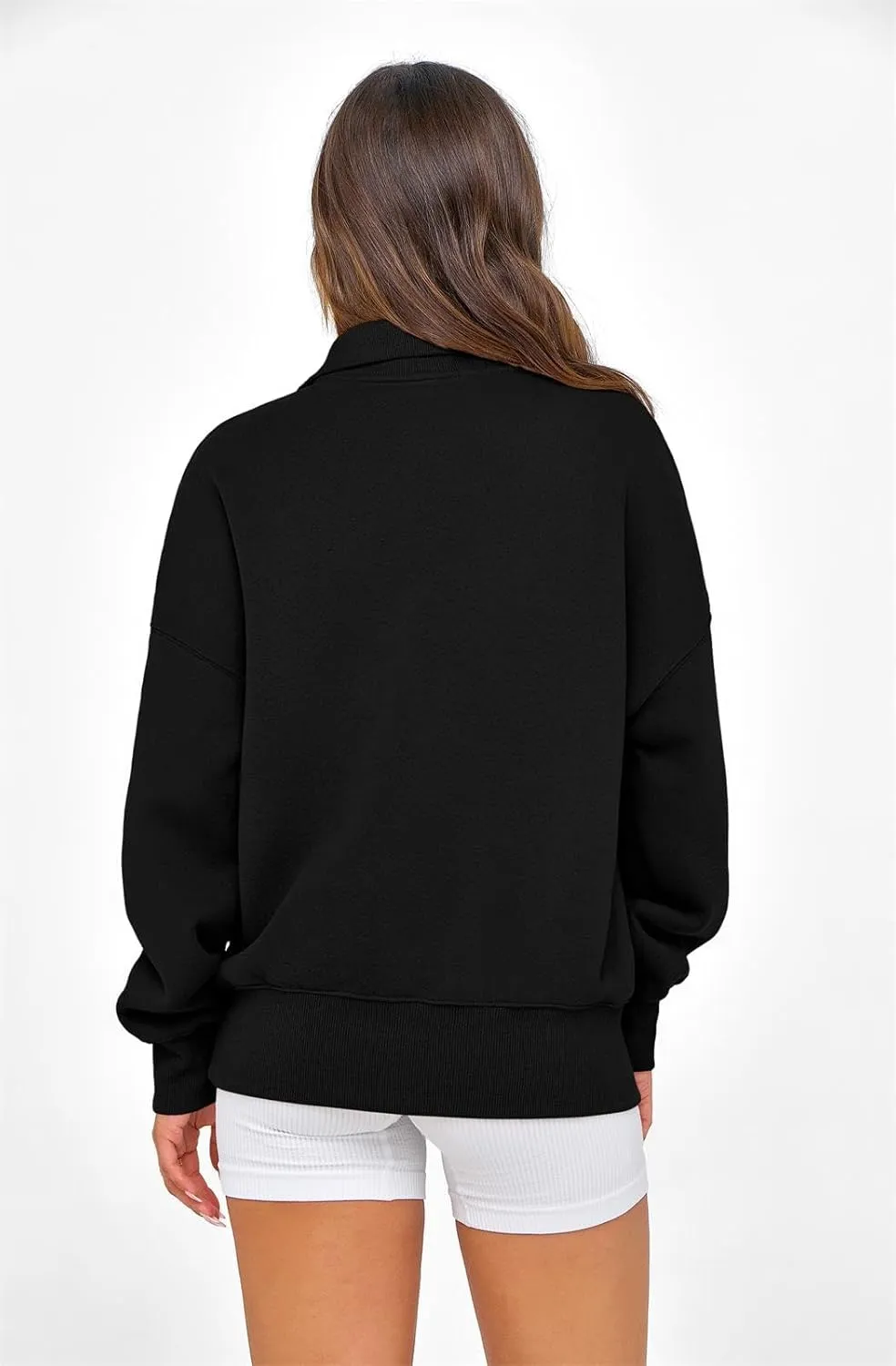 PRETTYGARDEN Womens Half Zip Sweatshirts Fleece Hoodies 2024 Trendy Long Sleeve Pullover Tops Fall Winter Outfits with Pocket