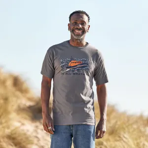 RNLI In All Weathers Unisex T-shirt, Charcoal