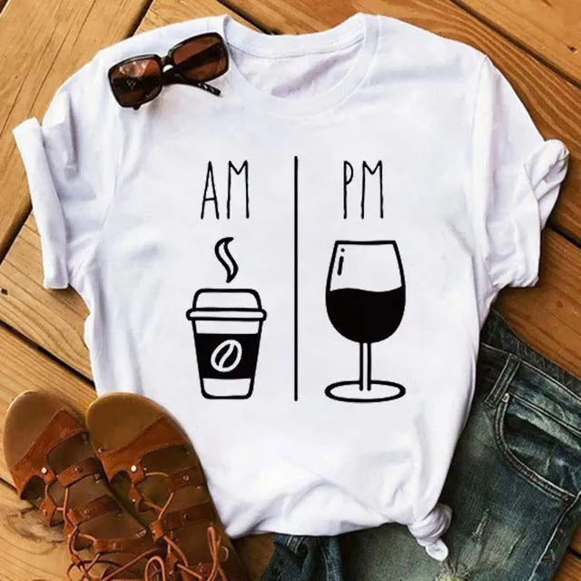 Round Neck Loose Fit Cropped T-shirt - GlamzLife