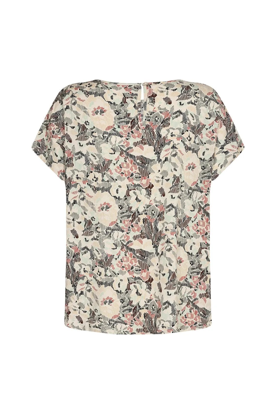 Sammy Printed Blouse - Shadow Green Combi