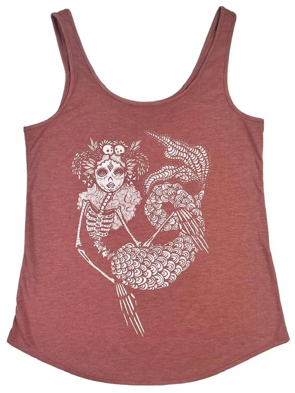 Skeleton Mermaid Tank - Luz Mar