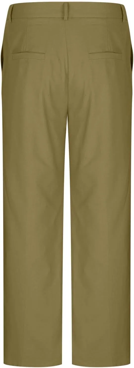Slim Fit Linen Pants for Men Business Casual Trousers Stretch Comfortable Summer Office Travel Dress Pants