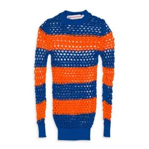STRIPED WHALE NET TOP MULTICOLOR T-SHIRT