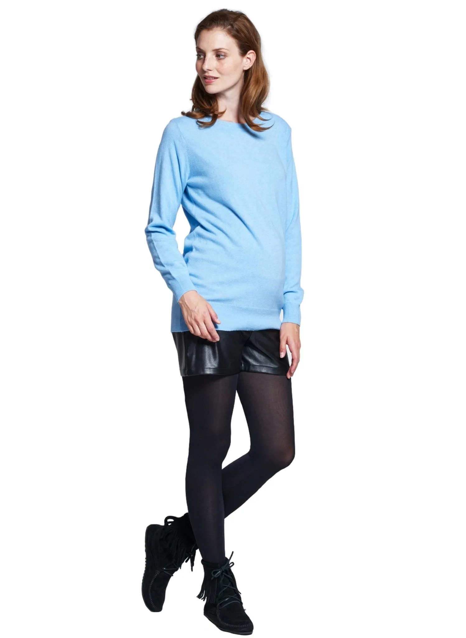 Theresa  Maternity Jumper - Blue