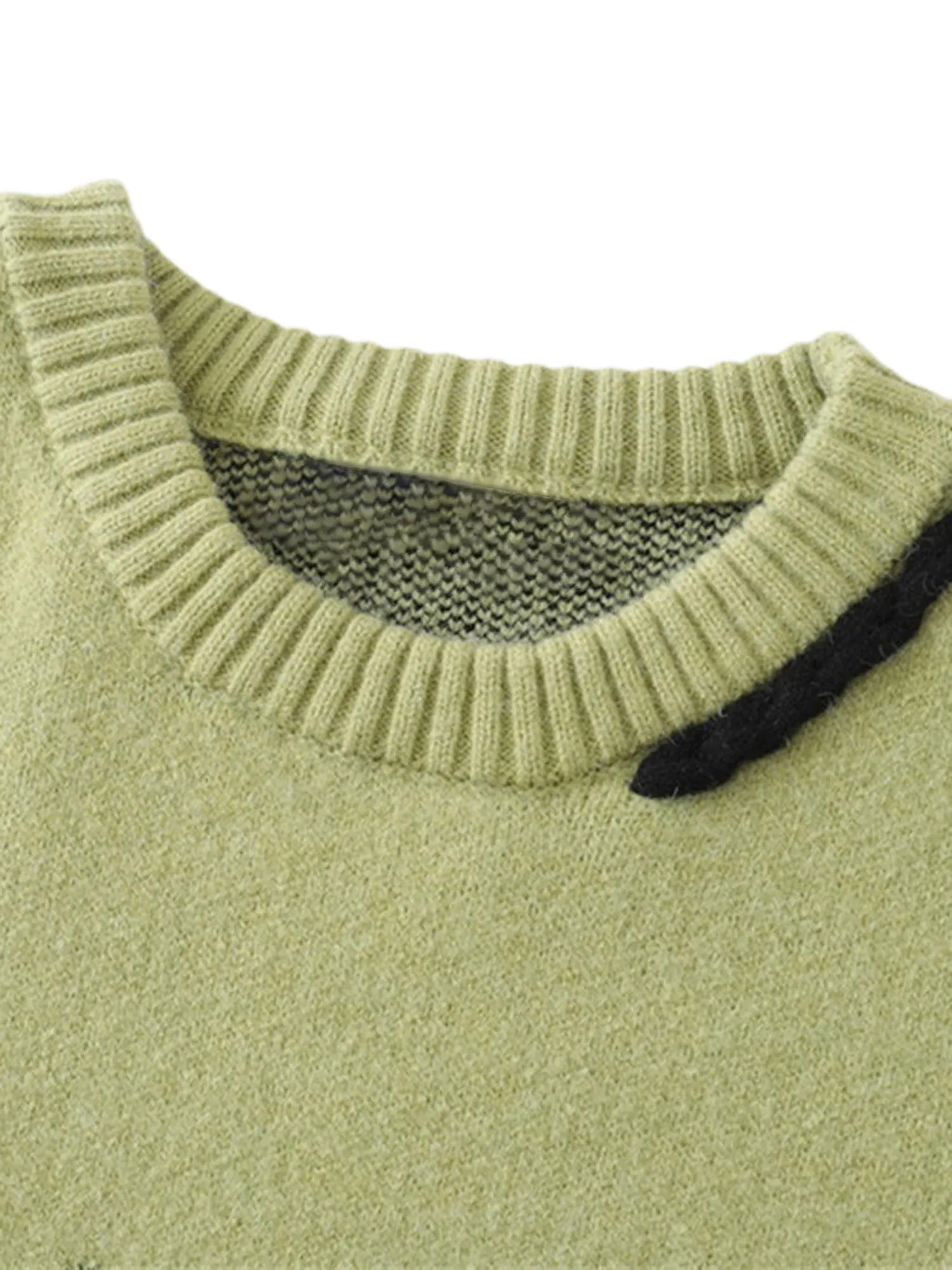 Thesupermade Spider Crew Loose Neck Sweater