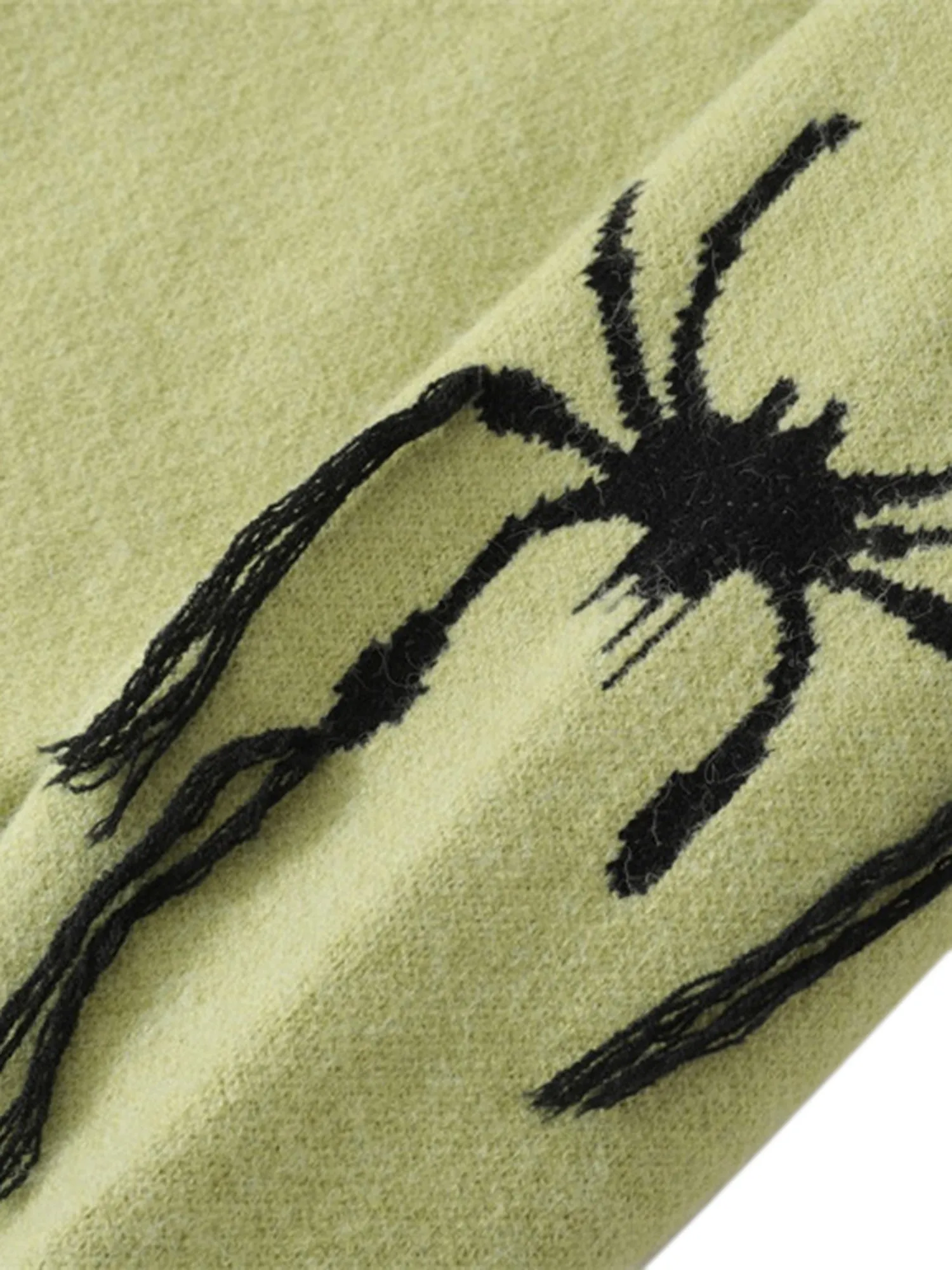 Thesupermade Spider Crew Loose Neck Sweater