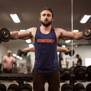 TN Power Box Tank - Navy Blue/Orange