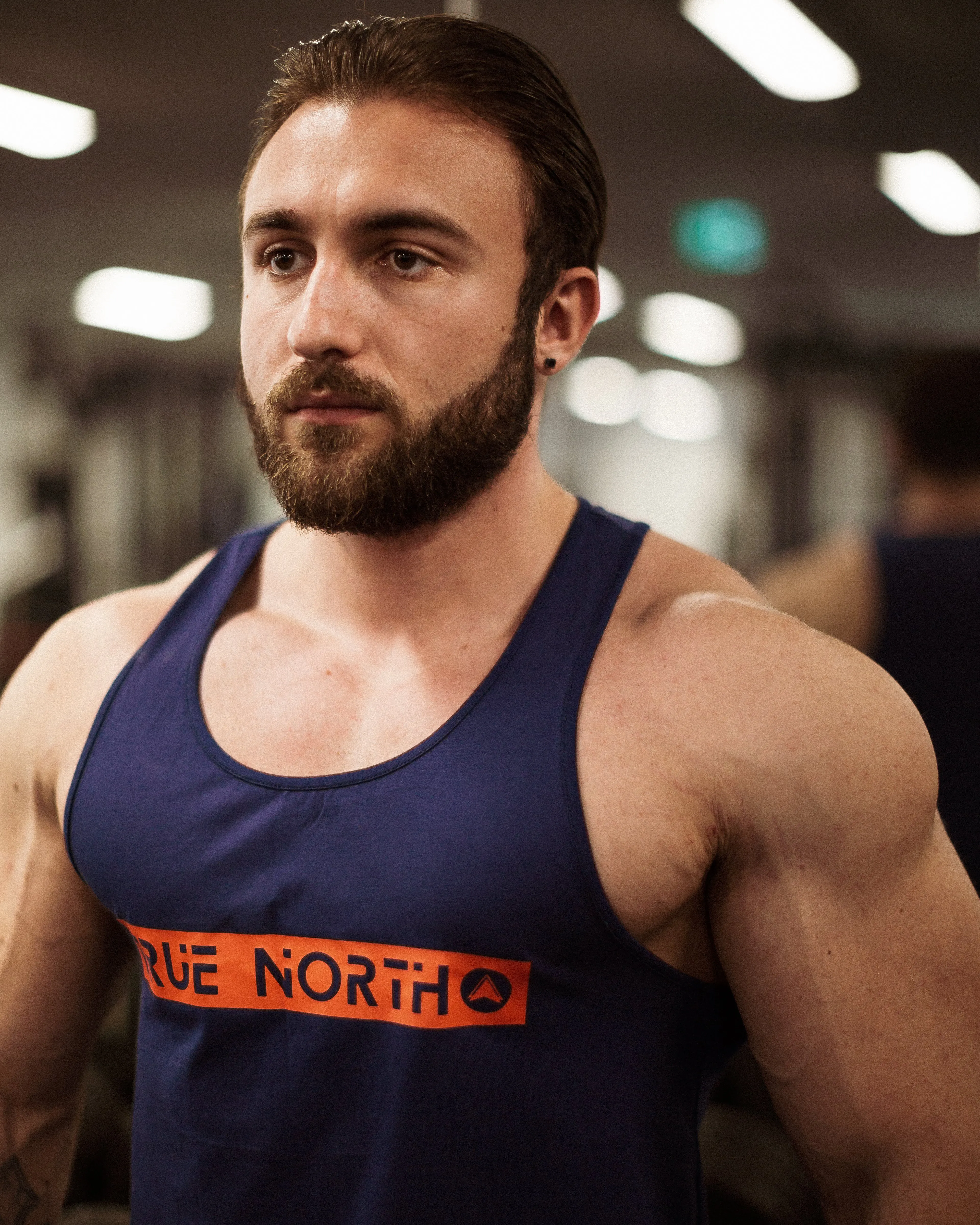 TN Power Box Tank - Navy Blue/Orange