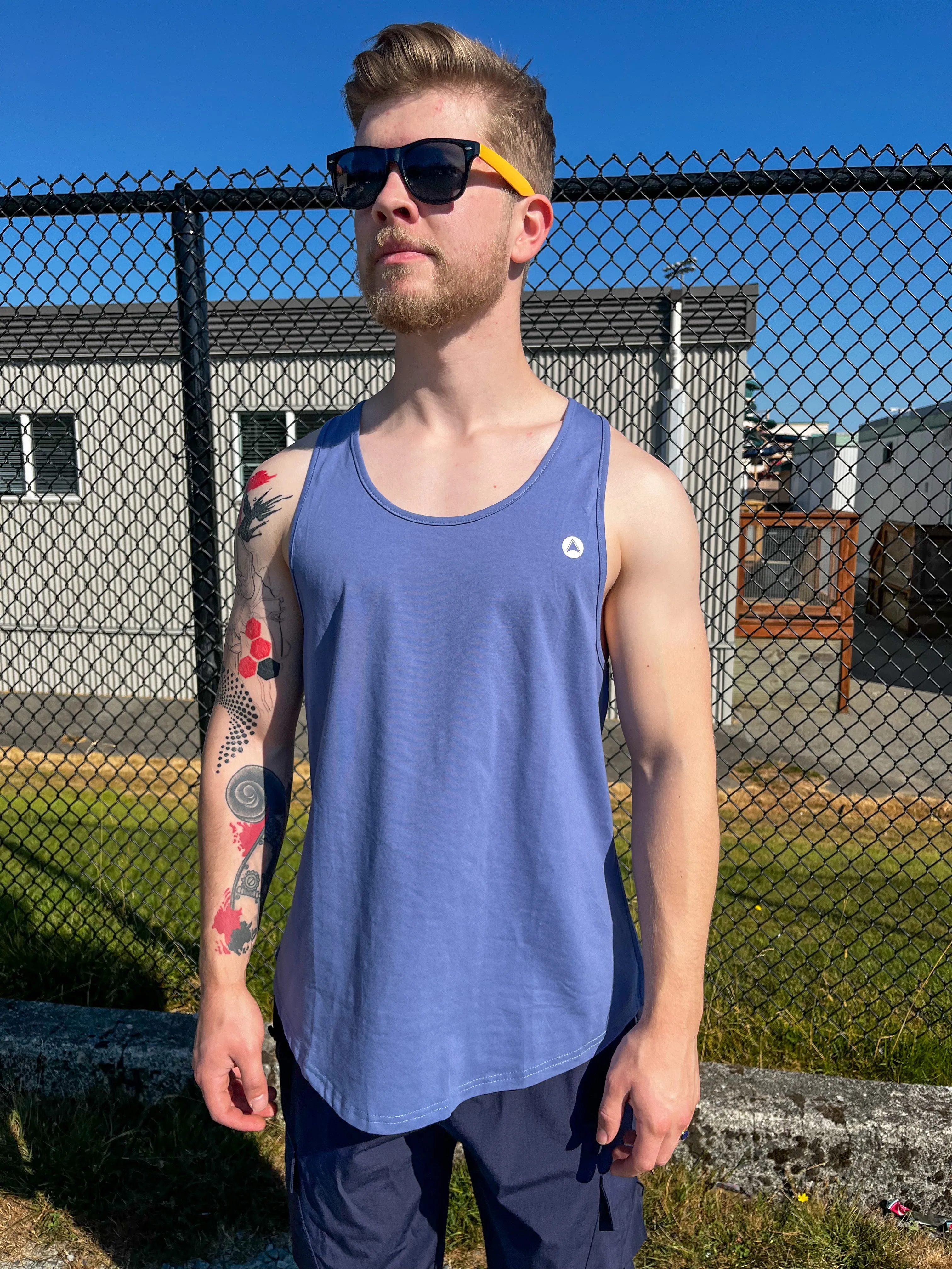 TN Power minimalist Tank - Midnight Storm/Reflective