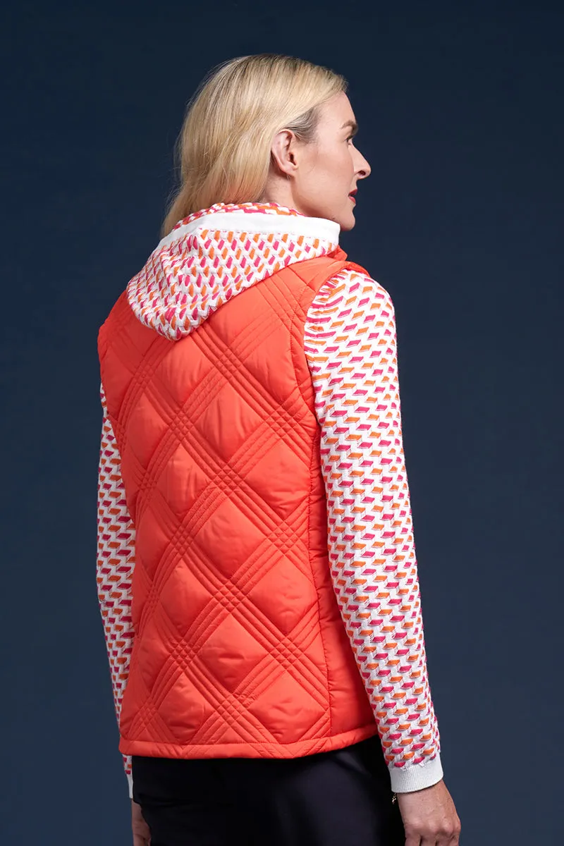 Twizel Vest - Tangerine