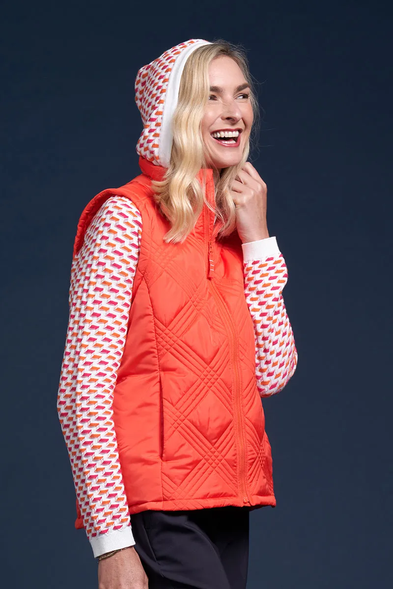 Twizel Vest - Tangerine