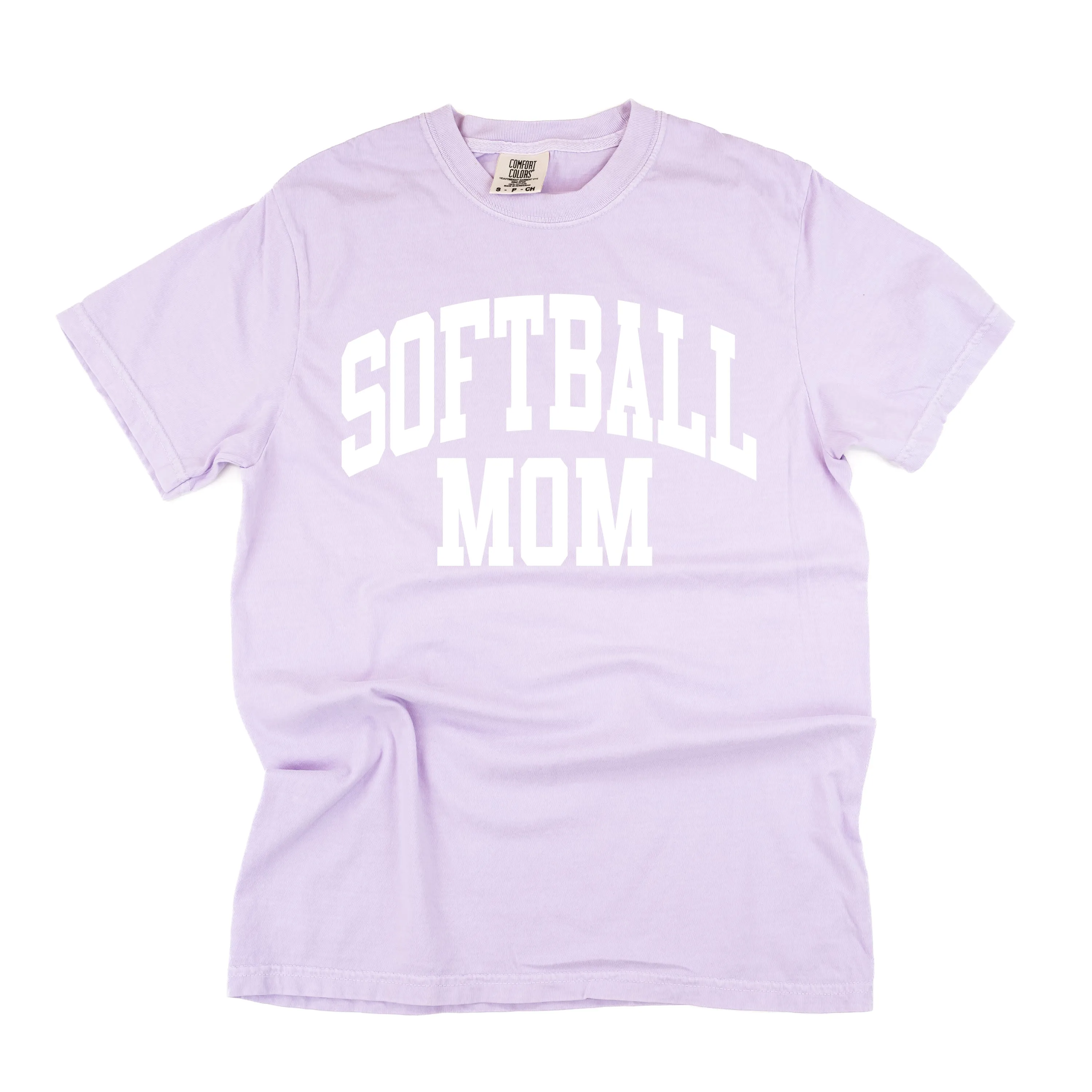 Varsity Style - SOFTBALL MOM - SHORT SLEEVE COMFORT COLORS TEE