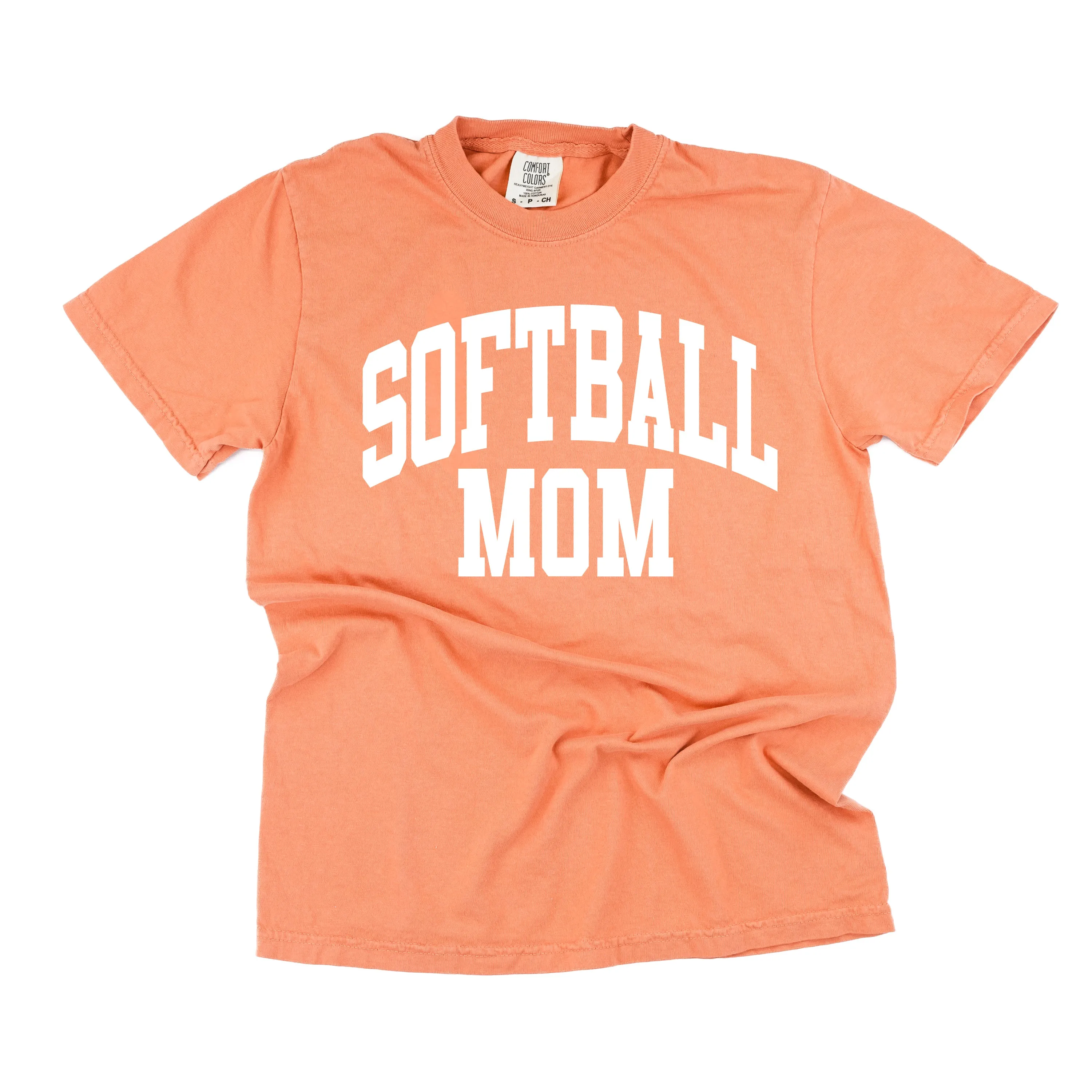 Varsity Style - SOFTBALL MOM - SHORT SLEEVE COMFORT COLORS TEE
