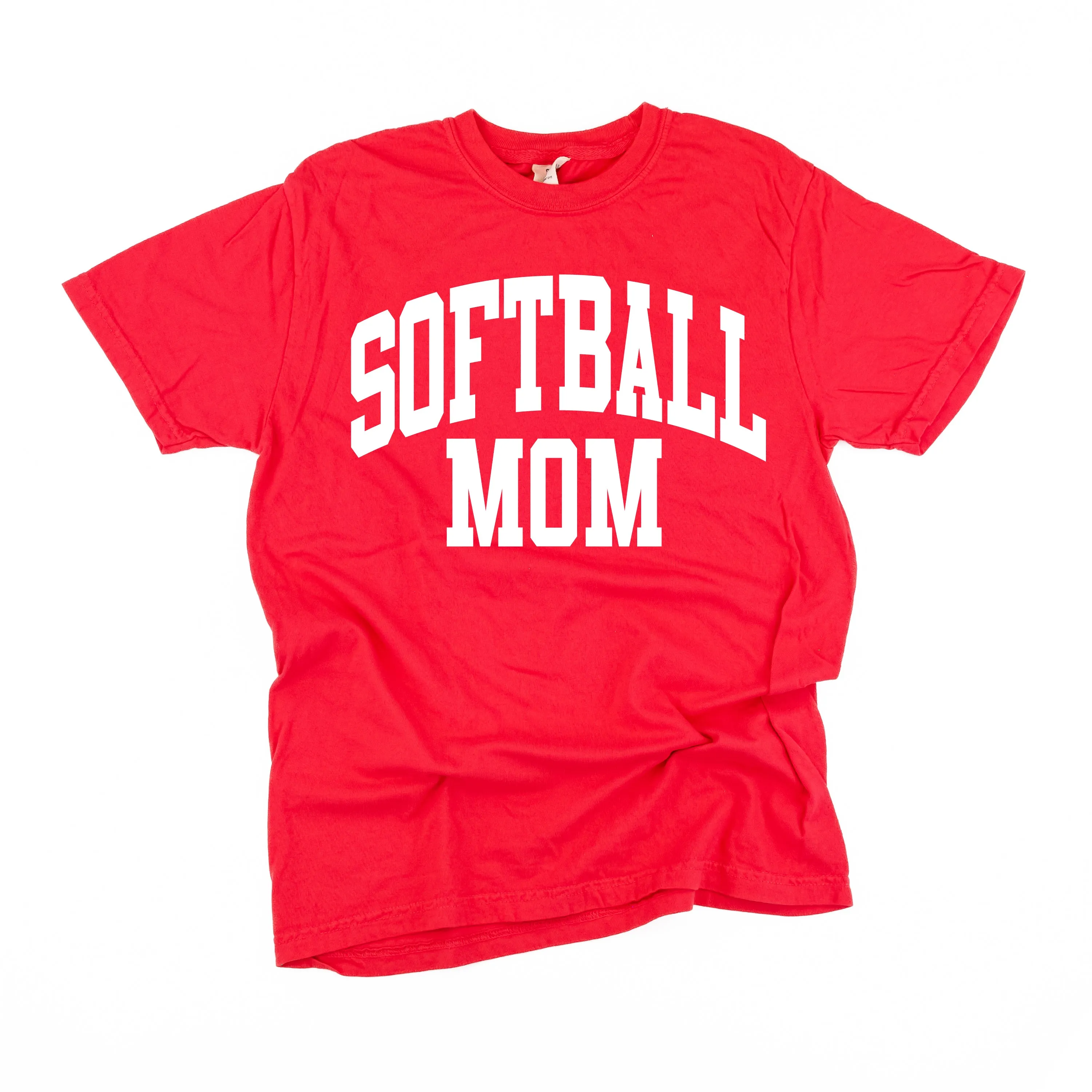 Varsity Style - SOFTBALL MOM - SHORT SLEEVE COMFORT COLORS TEE