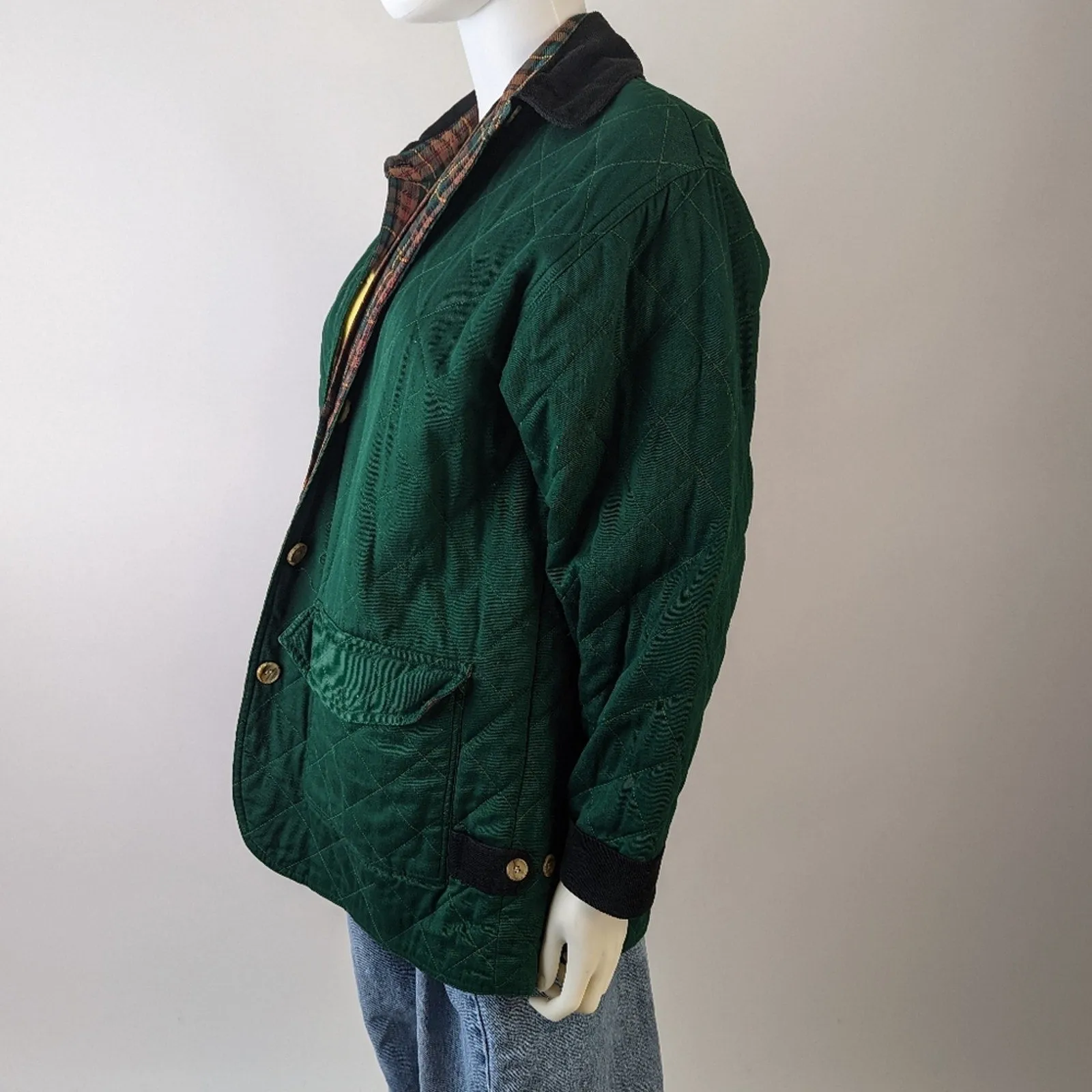 Vintage Carroll Reed Quilted Barn Jacket M