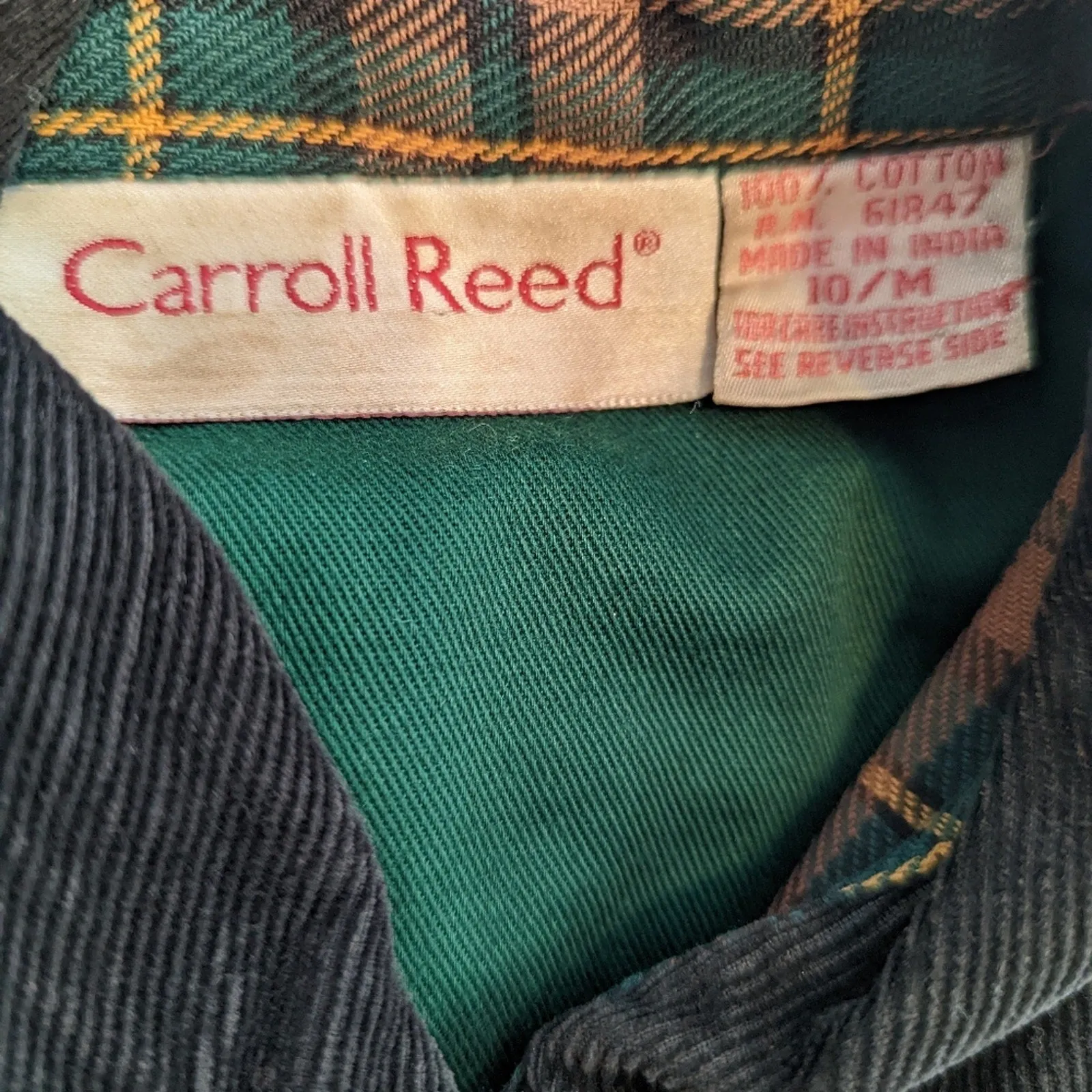 Vintage Carroll Reed Quilted Barn Jacket M